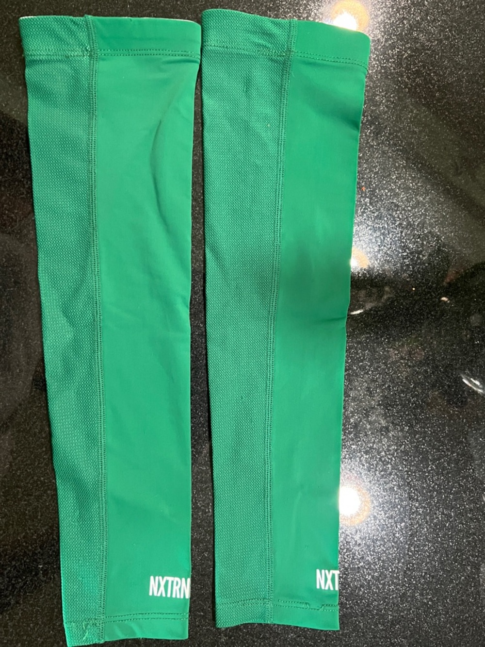 Men’s size S/M  NXTRND Football Green Arm Sleeves - Breathable Athletic Cover